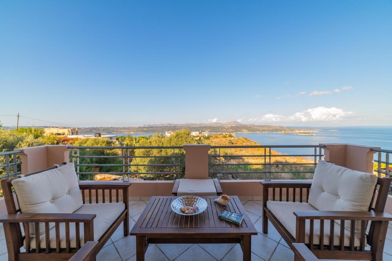 Deluxe Villa Kamba With Sea View Aptera Екстер'єр фото