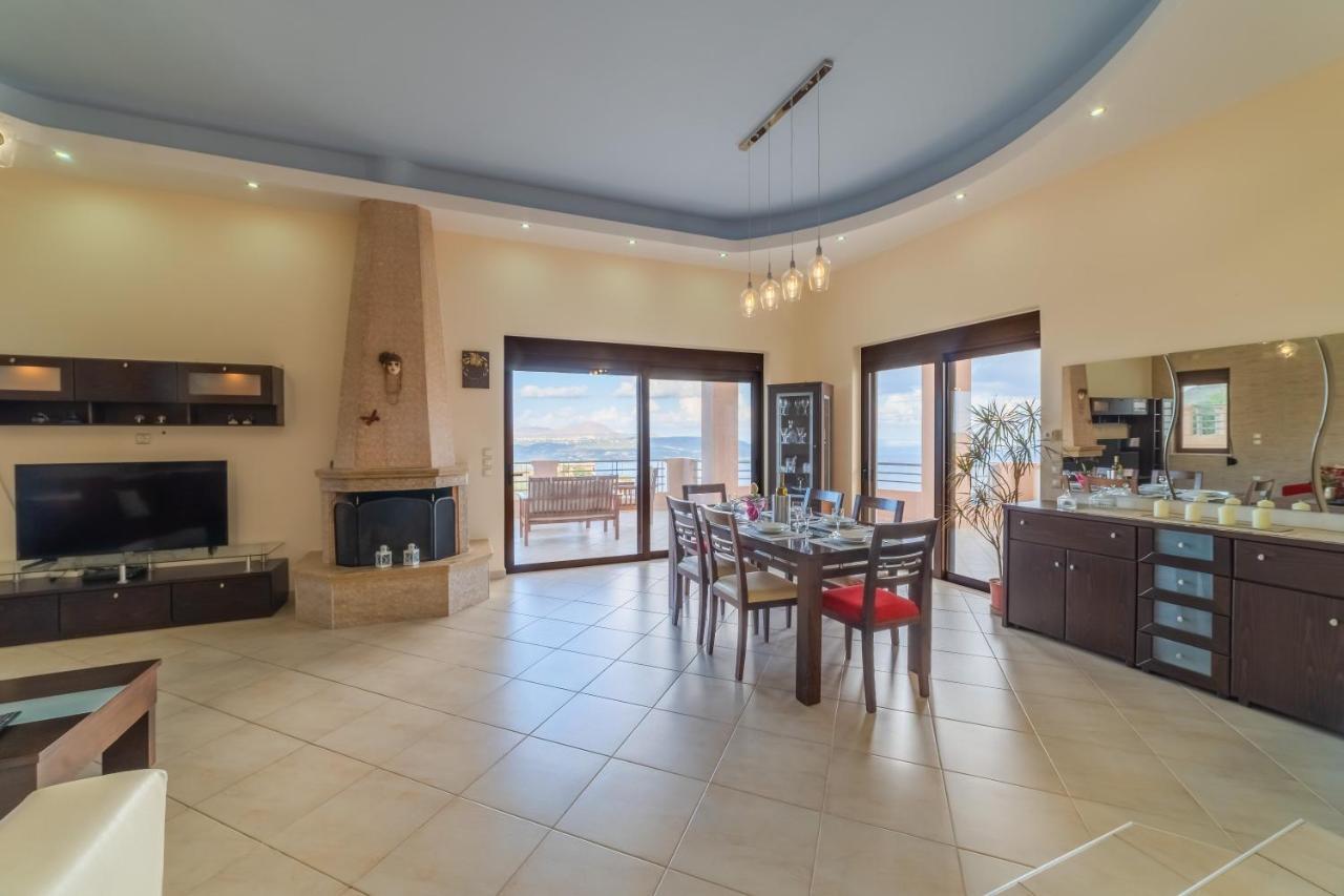 Deluxe Villa Kamba With Sea View Aptera Екстер'єр фото